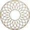 Ekena Millwork Cannes Wood Fretwork Pierced Ceiling Medallion, Birch, 24"OD x 8 1/4"ID x 3/8"T CMWP24X24X0375CNBI - alternate 1